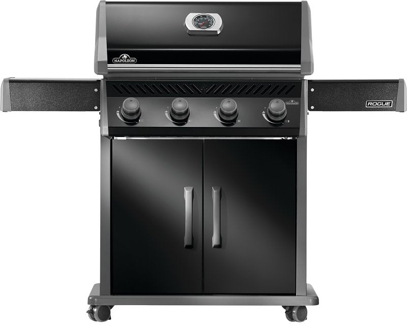 Napoleon Rogue 525 Series R525PK-2 Gas Grill, 48,000 Btu, Propane, 4-Burner, 525 sq-in Primary Cooking Surface