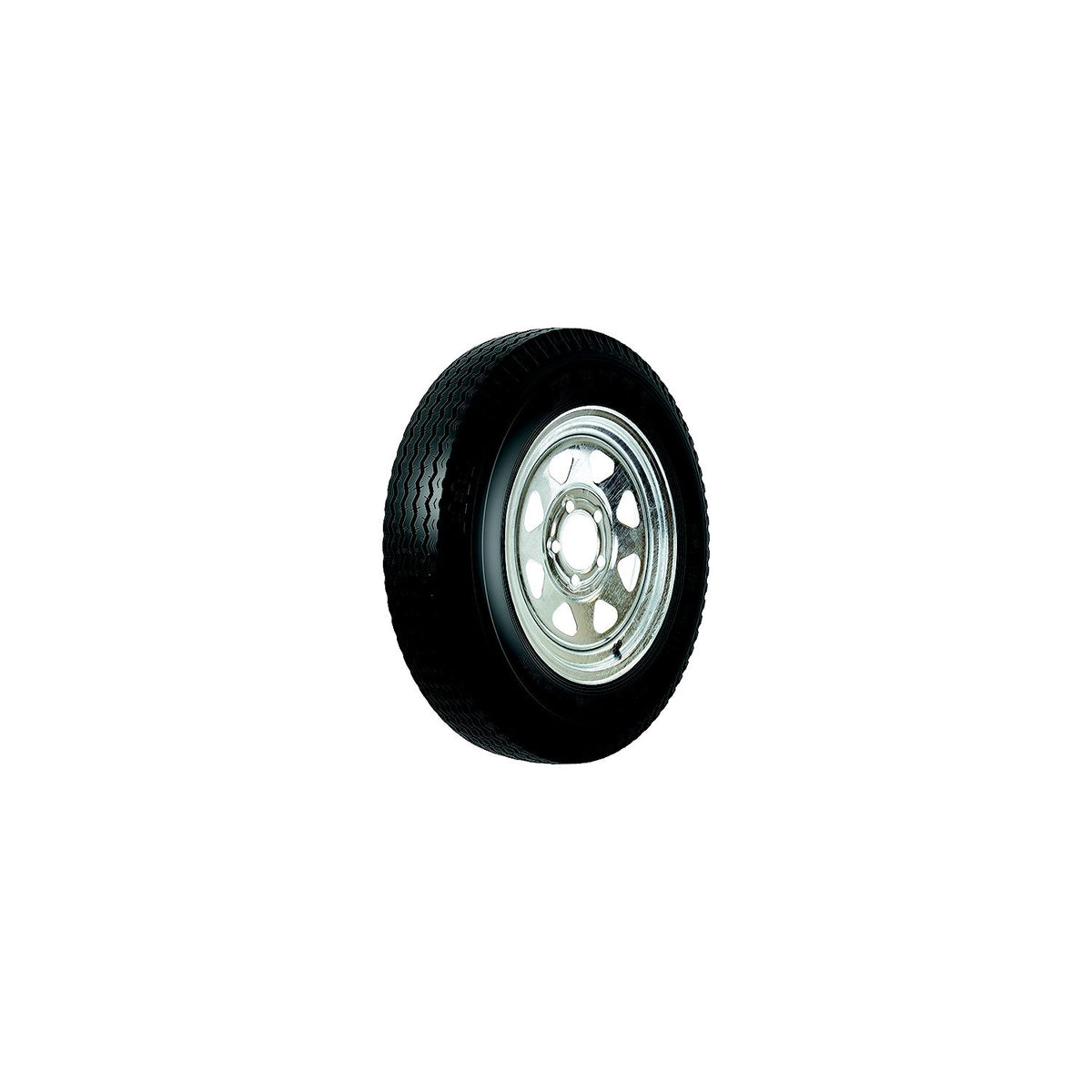 Loadstar Bias Tire and Wheel (Rim) Assembly 480-12 5 Hole 4 Ply