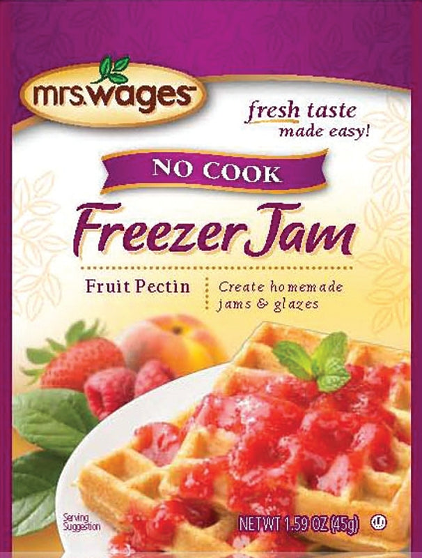 Mrs. Wages W599-H3425 No-Cook Freezer Jam Fruit Pectin, 1.59 oz Pouch, Pack of 12