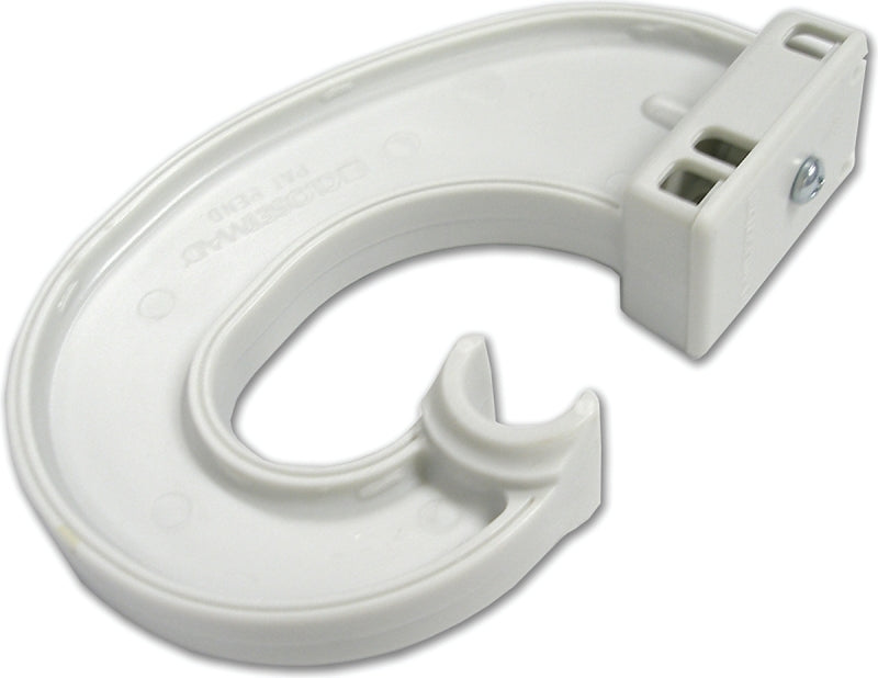 ClosetMaid 5655 Rod Support, Universal, Resin, White