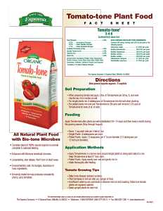Espoma Organic TO4 Organic Plant Food, 4 lb Bag, Granular, 3-4-6 N-P-K Ratio