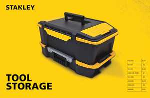 STANLEY 060864R Portable Folding Sawhorse, 1000 lb, 2-1/8 in W, 32 in H, 26-7/8 in D, Plastic