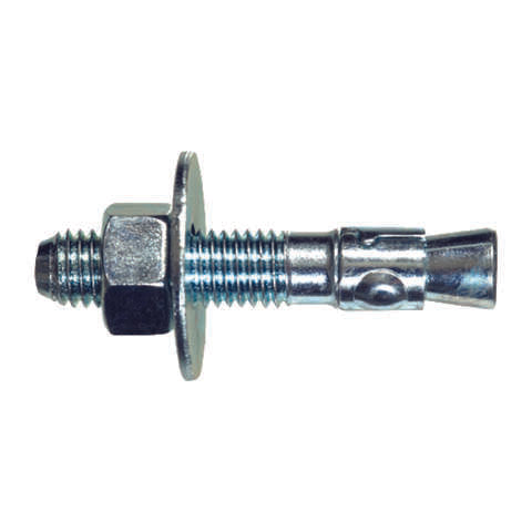 HILLMAN 5/8 in. D X 8-1/2 in. L Steel Round Head Wedge Anchor 10 pk