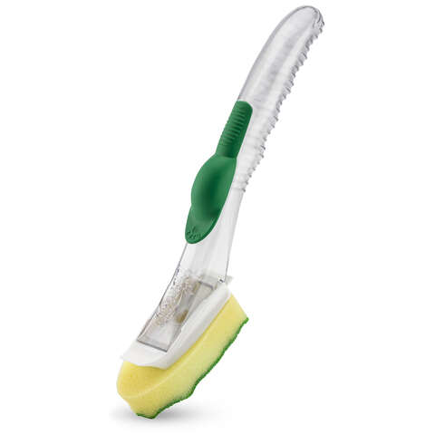 Libman 3 in. W 11 in. Plastic/Rubber Handle Dish Scrubbing Wand, Pack of 6