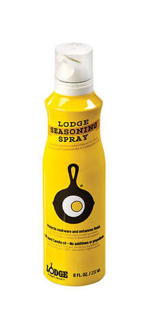Lodge Seasoning Cooking Spray 8 oz Can, Pack of 6