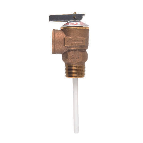 Cash Acme MNPT Bronze Temperature and Pressure Relief Valve FNPT