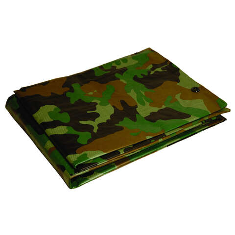 Foremost Dry Top 10 ft. W X 12 ft. L Medium Duty Polyethylene Tarp Camouflage