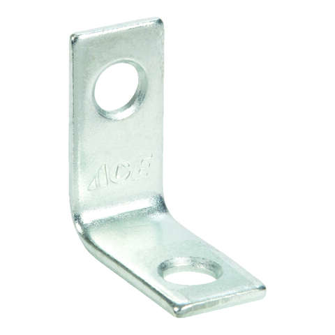 Ace 1 in. H X 3/4 in. W X 1 in. D Zinc Inside L Corner Brace, Pack of 25