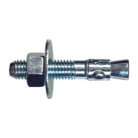 HILLMAN 3/4 in. D X 4-1/4 in. L Steel Round Head Wedge Anchor 10 pk