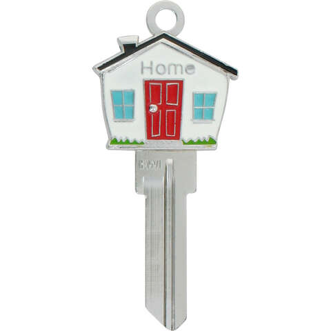 HILLMAN 3D Keys House/Office Universal Key Blank 66 KW1, EZ1, FR1 Single For Universal, Pack of 4