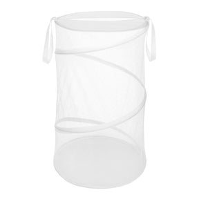 Whitmor 6233-1170-WHT Collapsible Hamper, Polyester Bag, White, 15 in W