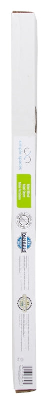 Simple Spaces PVCMB-3A Blind, 64 in L, 27 in W, Vinyl, White