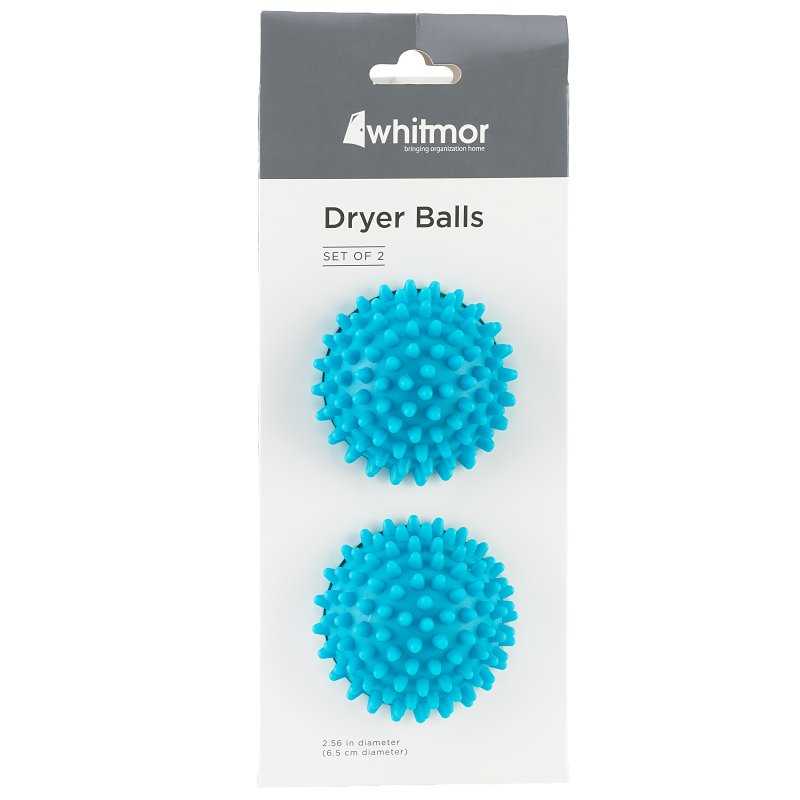 Whitmor 6187-2419 Dryer Ball, 3 in Dia, Plastic, Blue