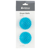 Whitmor 6187-2419 Dryer Ball, 3 in Dia, Plastic, Blue
