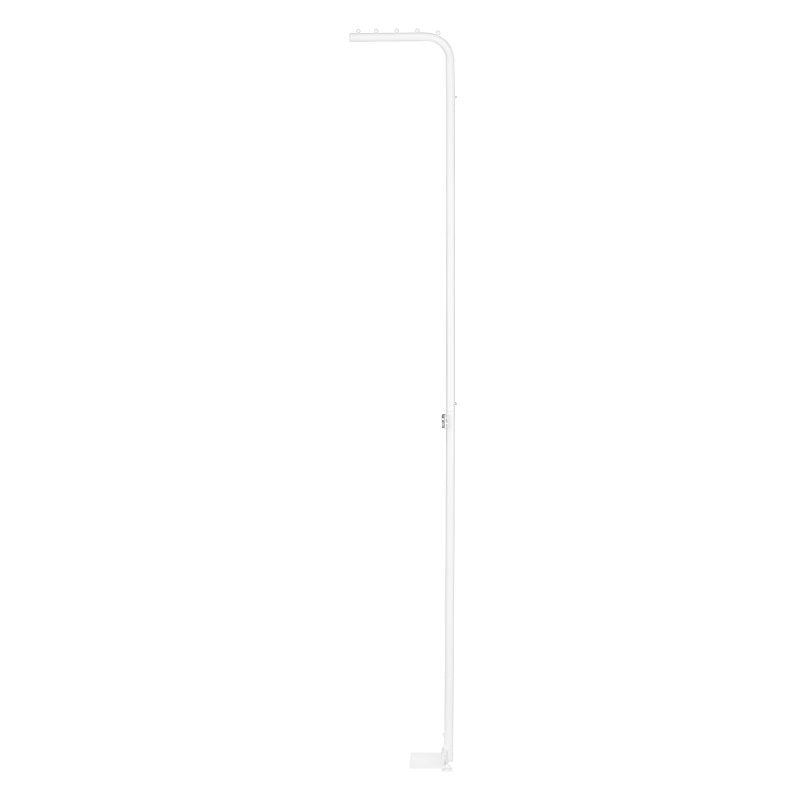 Whitmor 6023-9896-BB Laundry Valet Hanging Rod, Metal, White, Free-Standing Mounting