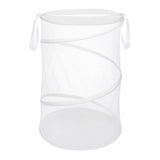 Whitmor 6233-1160-WHT Laundry Hamper, White, 18 in W, 26 in H, 18 in D