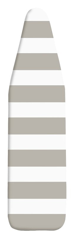 Whitmor 6880-100-STRPLMA Ironing Board Cover and Pad, 54 in L, 15 in W, 1/4 in H, Cotton/Foam, Paloma Gray Stripe
