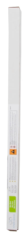 Simple Spaces PVCMB-7A Blind, 64 in L, 32 in W, Vinyl, White
