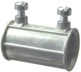 Halex 23220 EMT Coupling, 1/2 in Set Screw, Zinc - 5/BAG