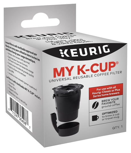 Keurig 5000389729 Reusable Coffee Filter, 0.599 oz, Plastic, Black