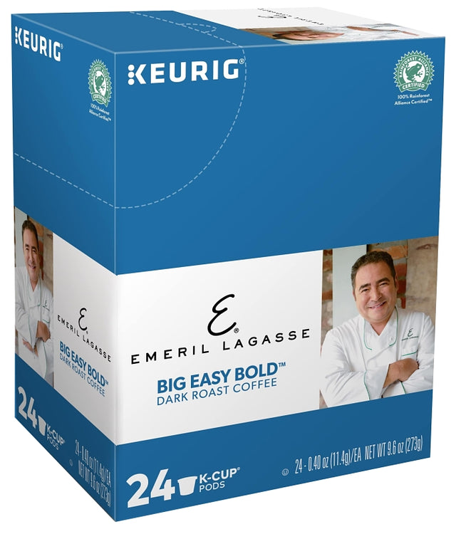 Keurig 5000340299 K-Cup Pod Box, Yes Caffeine, Dark Roast Box, Pack of 4