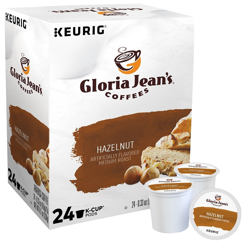 Keurig 5000330068 K-Cup Pod, Hazelnut, Yes Caffeine, Medium Roast Box, Pack of 4