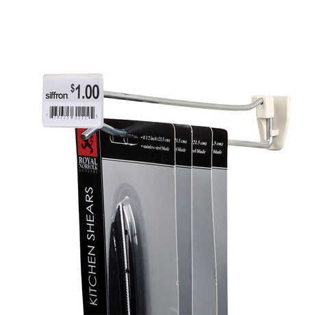 SCAN HOOK W/PLSTC BK 0.212X4IN, Pack of 100