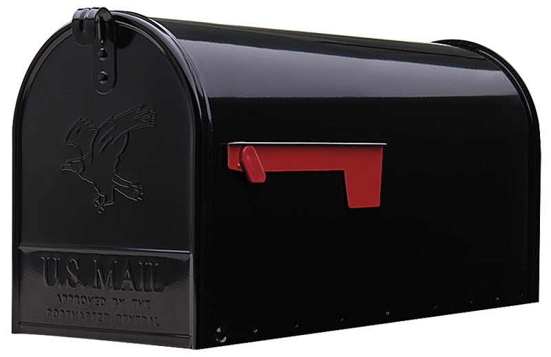 Gibraltar Mailboxes Elite Series E1600B00 Mailbox, 1475 cu-in, Steel, Powder-Coated, 8.7 in W, 22.6 in D, 10.9 in H