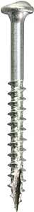 Kreg SML-C150 - 100 Pocket-Hole Screw, #8 Thread, 1-1/2 in L, Square Drive, Coarse Thread, Maxi-Loc Head, Carbon Steel