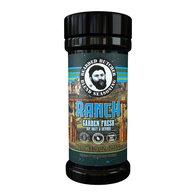 Bearded Butcher BB-4155 Seasoning, Solid, Ranch Seasoning, 9 oz Shaker Can