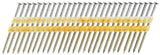 Senco GD25APBSN Series Collated Nail, Plastic Strip Collation, 2-1/2 in L, Steel, Bright Basic, Full Round Head