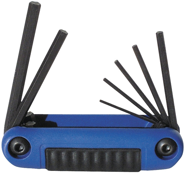 Eklind 25171 Hex Key Set, 7-Piece, Alloy Steel, Black, Specifications: Ergonomic Handle