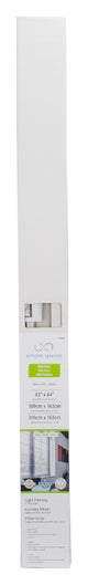Simple Spaces PVCMB-13A Blind, 64 in L, 43 in W, Vinyl, White