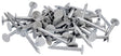 ProFIT 0069158 Hand Drive Roofing Nail, 2-1/2 in L, Flat Head, 11 ga, Steel