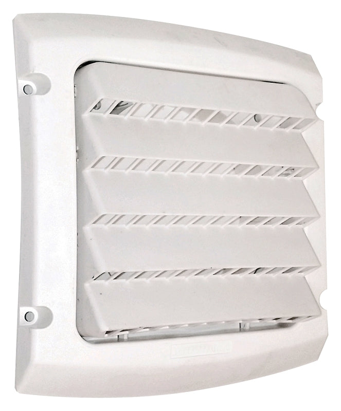 Dundas Jafine ProVent LC4WX Intake Exhaust Cap, Round Duct, 4 in Duct, Polypropylene, White