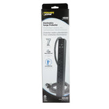 Powerzone ORPBSF405 Surge Strip, 4 ft L Cable, 7-Socket, Black