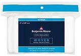 Benjamin Moore U66302-018 Woven Mini Roller Cover, White, 3/8 in Thick Nap, 4 in L, 10/PK