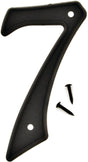 Hy-Ko PN-29/7 House Number, Character: 7, 4 in H Character, Black Character, Plastic, Pack of 10