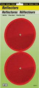 Hy-Ko CDRF-5R Carded Reflector, Nail Mounting, 9.63 in L Post, Red Reflector