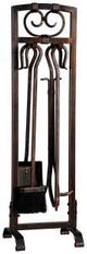 Simple Spaces CPO90501AC3L Tool Set with Stand, Steel, Antique Bronze, Antique Bronze, 5-Piece