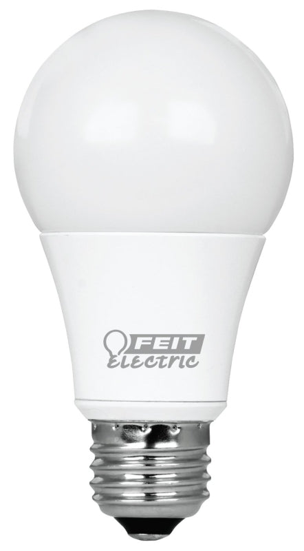 Feit Electric OM60DM/930CA/4 LED Bulb, General-Purpose, A19 Lamp, 60 W Equivalent, E26 Medium Lamp Base, Dimmable
