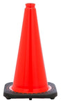 JBC Revolution RS Series RS45015C Traffic Safety Cone, 18 in H Cone, PVC Cone, Fluorescent Orange Cone
