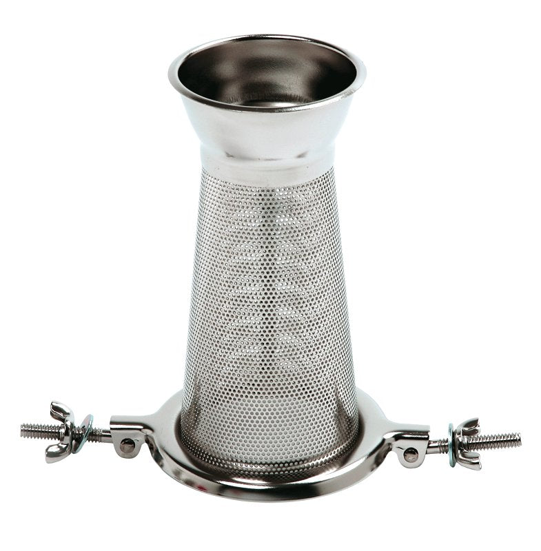 Norpro 1953 Berry Strainer Screen, 3/64 in Mesh, Steel, Chrome, 3-1/2 in Dia