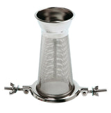 Norpro 1953 Berry Strainer Screen, 3/64 in Mesh, Steel, Chrome, 3-1/2 in Dia