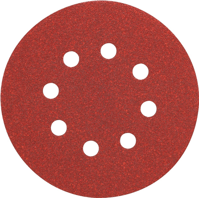 DEWALT DW4312 Sanding Disc, 5 in Dia, 150 Grit, Very Fine, Aluminum Oxide Abrasive, Paper Backing, 8-Hole