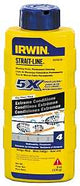 Irwin 4935518 Marking Chalk Refill, 6 oz, Indigo Blue, Permanent