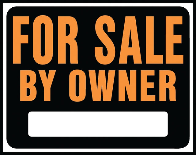 Hy-Ko Hy-Glo Series SP-101 Medium Size Identification Sign, FOR SALE BY OWBER, Fluorescent Orange Legend, Plastic, Pack of 5