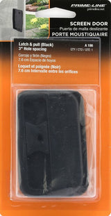 Prime-Line A 186 Door Latch and Pull, Plastic/Steel
