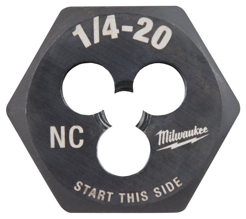 Milwaukee 49-57-5334 Threading Die, 1/4-20 Thread, Coarse Thread, HCS