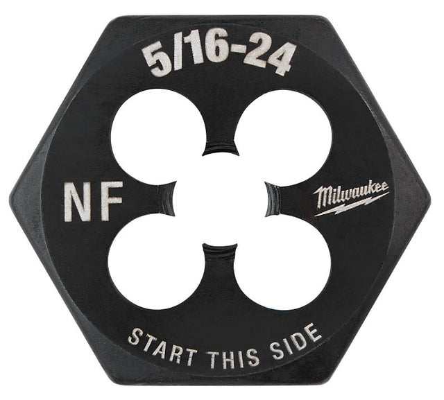 Milwaukee 49-57-5344 Threading Die, 5/16-24 Thread, Fine Thread, HCS